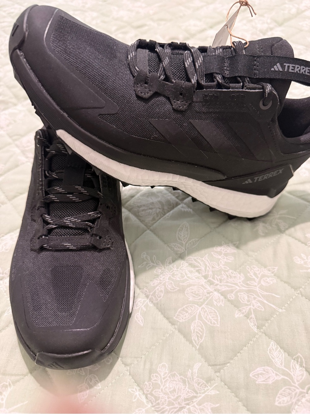 adidas Terrex Black and White Trail Sneakers